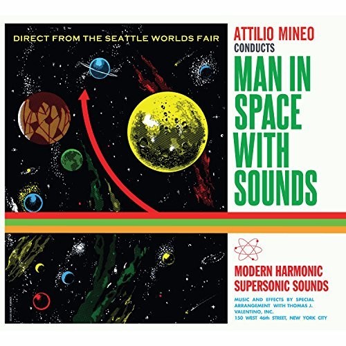 the album cover for Attilio Mineo - Man In Space With Sounds [Digipak]