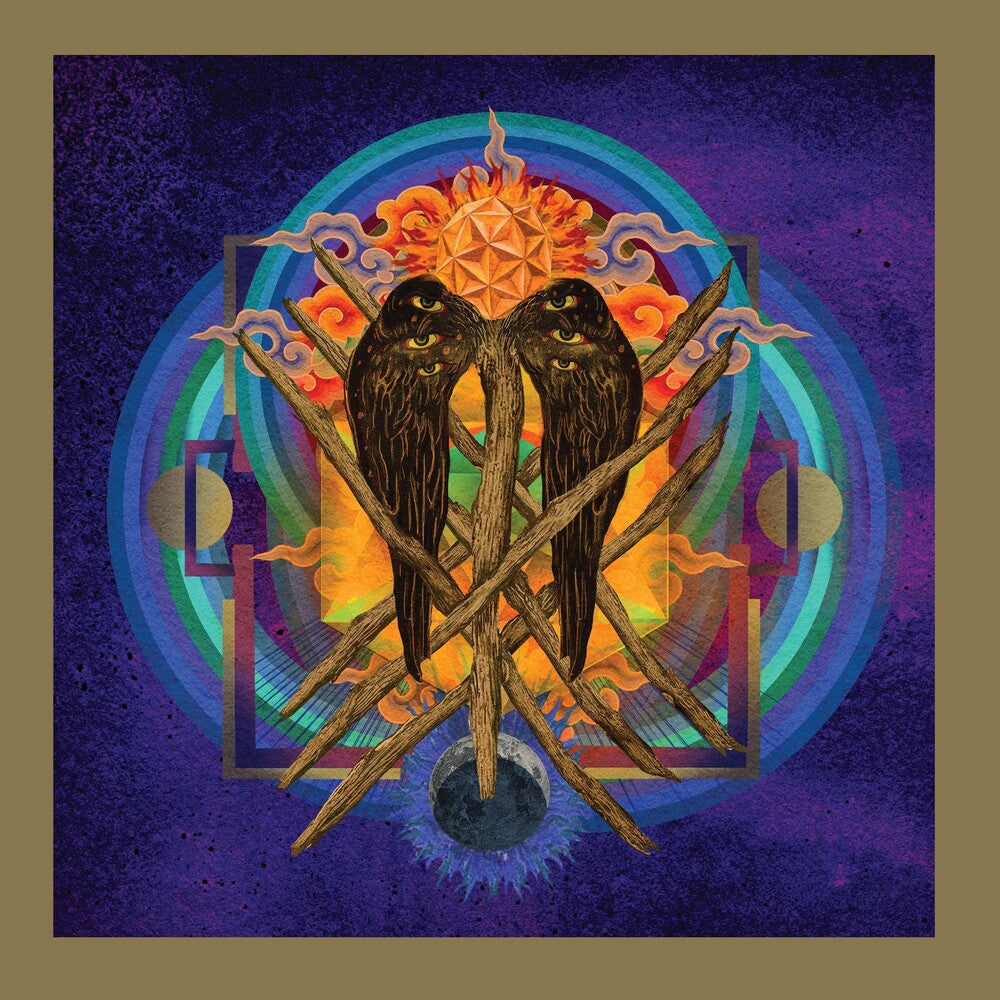 the album cover for Yob - Our Raw Heart [Indie Exclusive Limited Edition Gold LP]