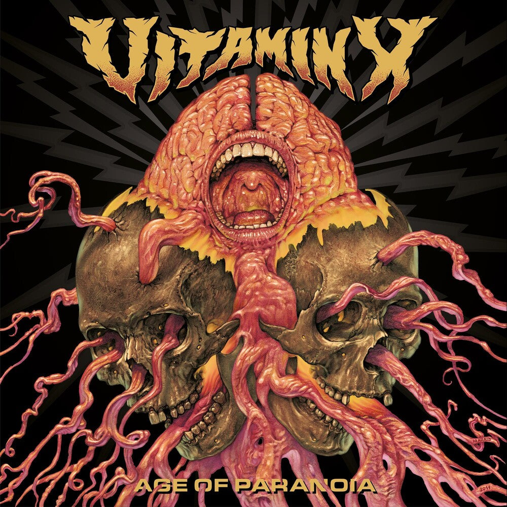 the album cover for Vitamin X - Age Of Paranoia