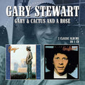 the album cover for Gary Stewart - Gary / Cactus & A Rose