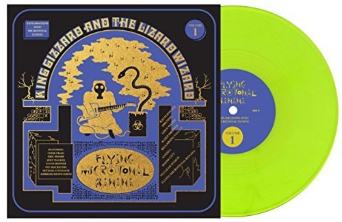 the album cover for King Gizzard & The Lizard Wizard - Flying Microtonal Banana [LP]