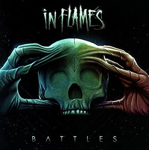 the album cover for In Flames - Battles (Yellow Vinyl) (W/Cd) [Colored Vinyl] (Ylw) (Ger)