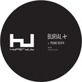 the album cover for Burial - Young Death / Nightmarket [180 Gram]
