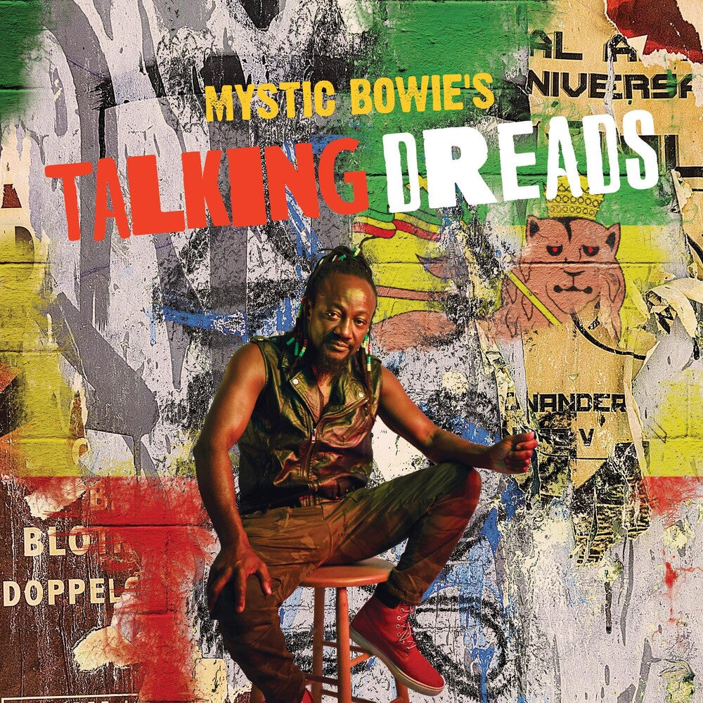 the album cover for Mystic Bowie - Talking Dreads
