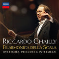 the album cover for Chailly / Filarmonica Della Scala - Overtures Preludes & Intermezzi