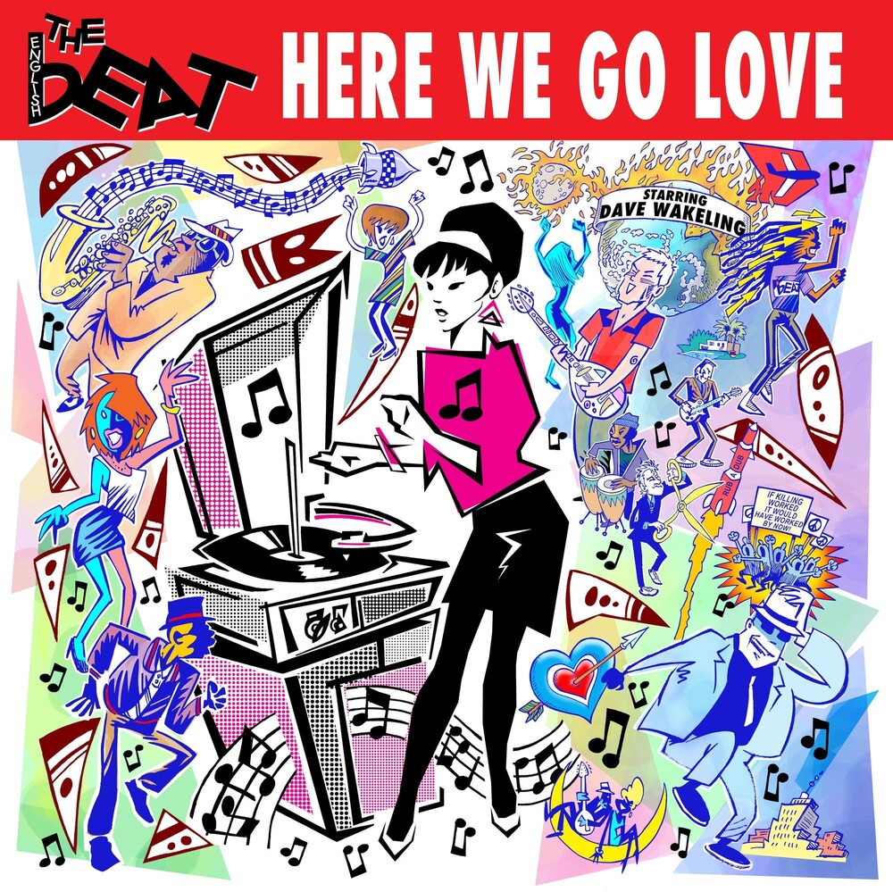 the album cover for Beat / Dave Wakeling - Here We Go Love
