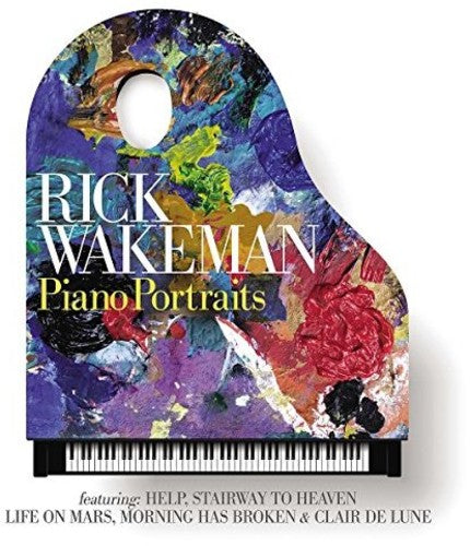the album cover for Rick Wakeman - Piano Portraits [2 LP]