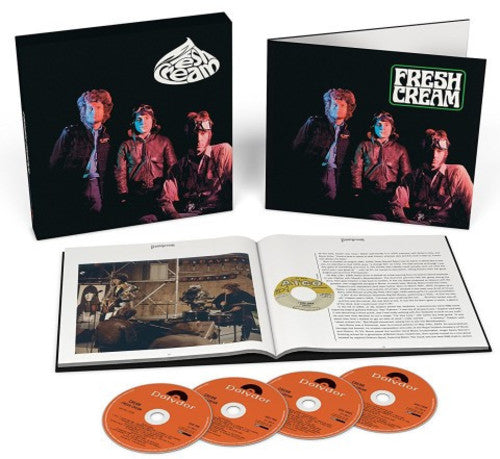 the album cover for Cream - Fresh Cream: Remastered [Deluxe 3 CD/Blu-ray Audio]