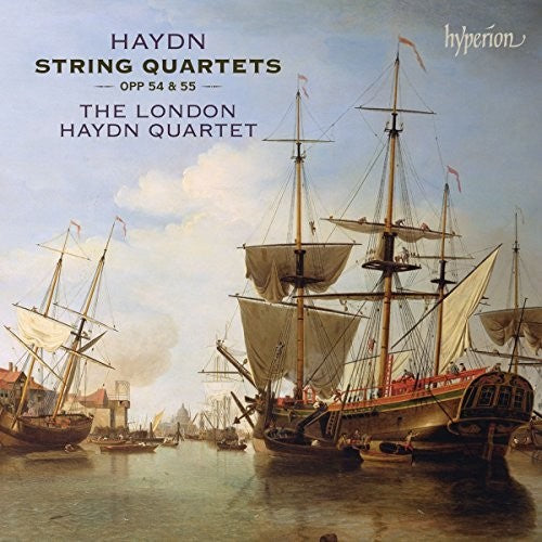 the album cover for Haydn / London Haydn Quartet - Haydn: String Quartets Ops.54 And 55