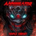 the album cover for Annihilator - Triple Threat