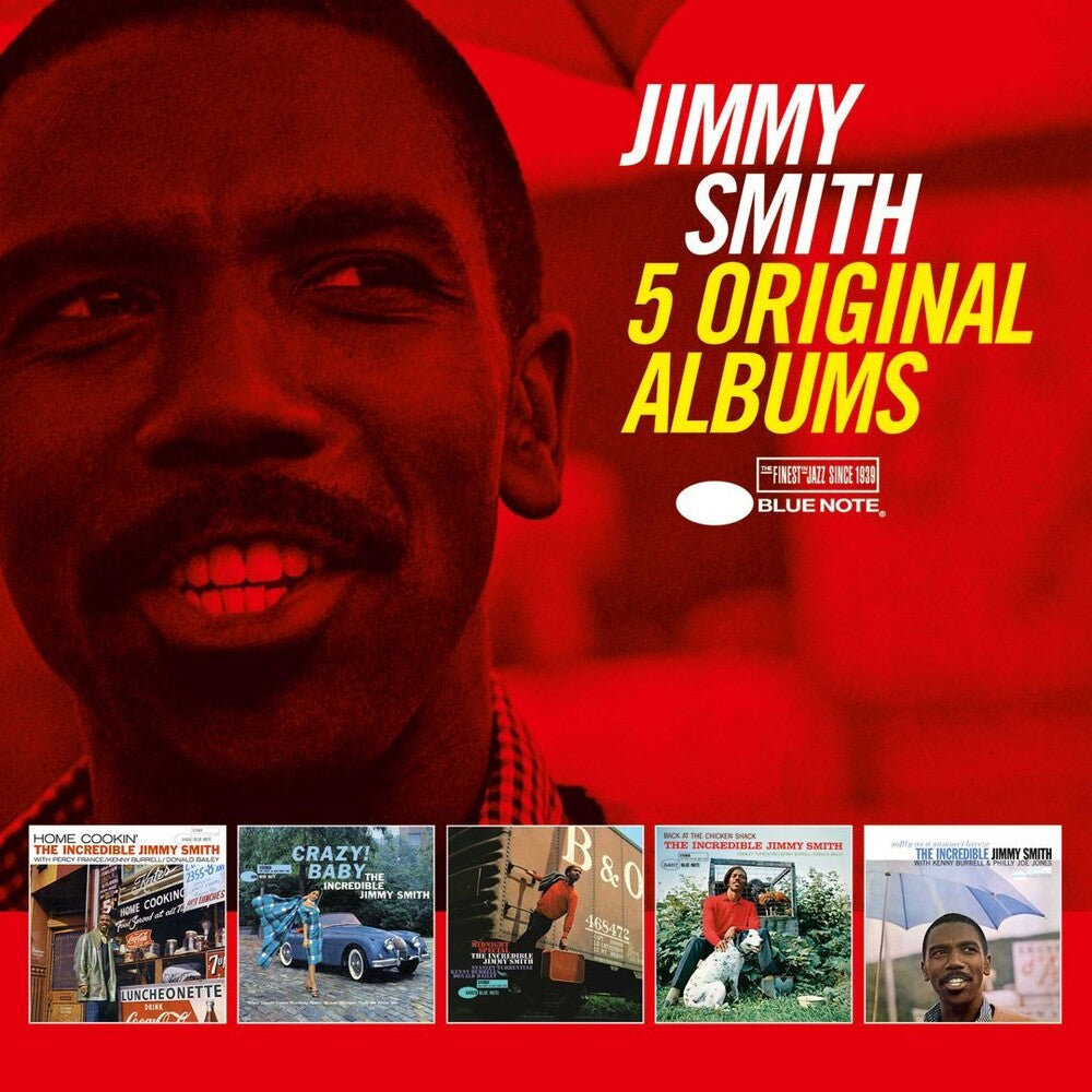 the album cover for Jimmy Smith - 5 Original Albums by Jimmy Smith