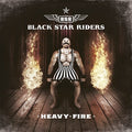 the album cover for Black Star Riders - Heavy Fire