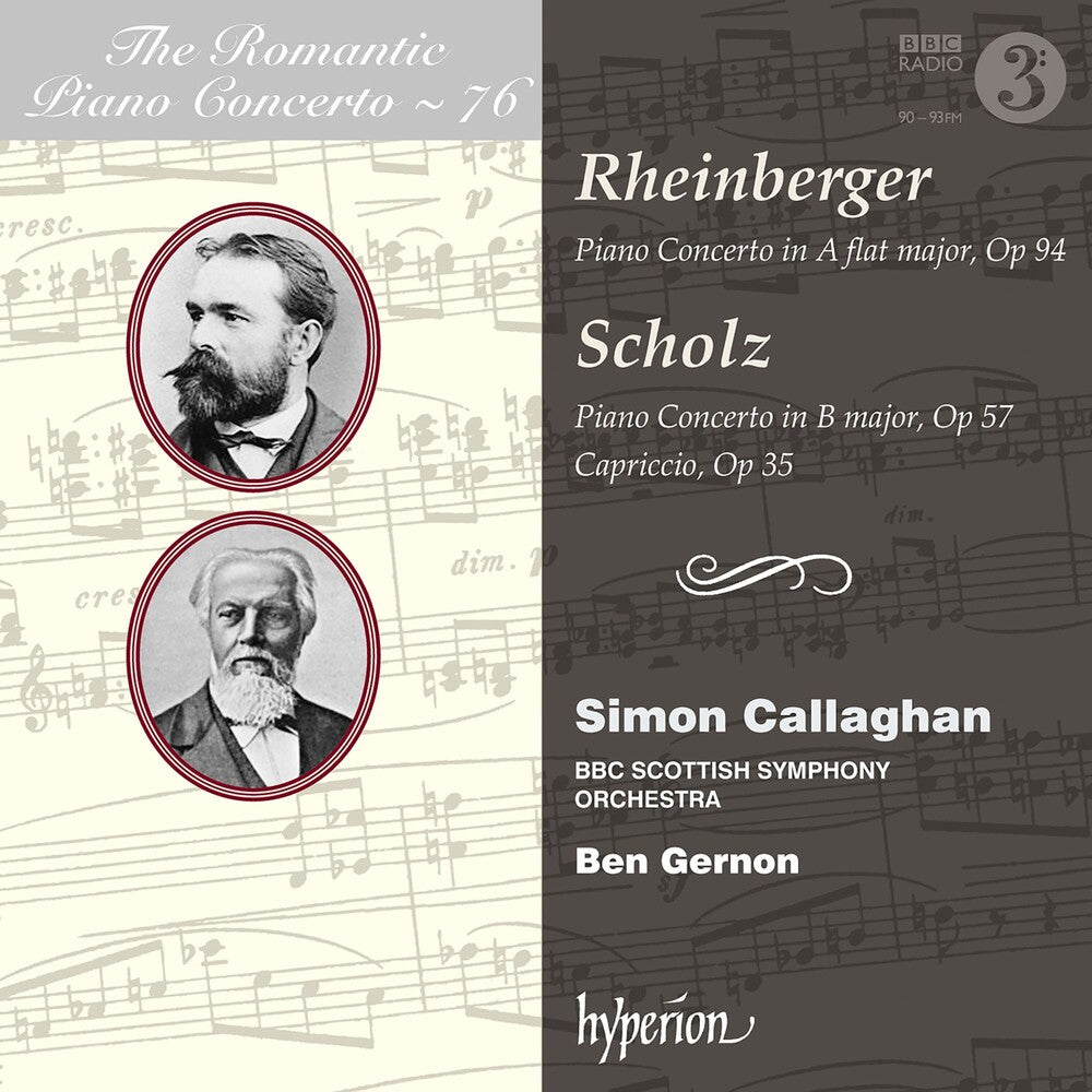 the album cover for Simon Callaghan - Romantic Piano Concerto 76