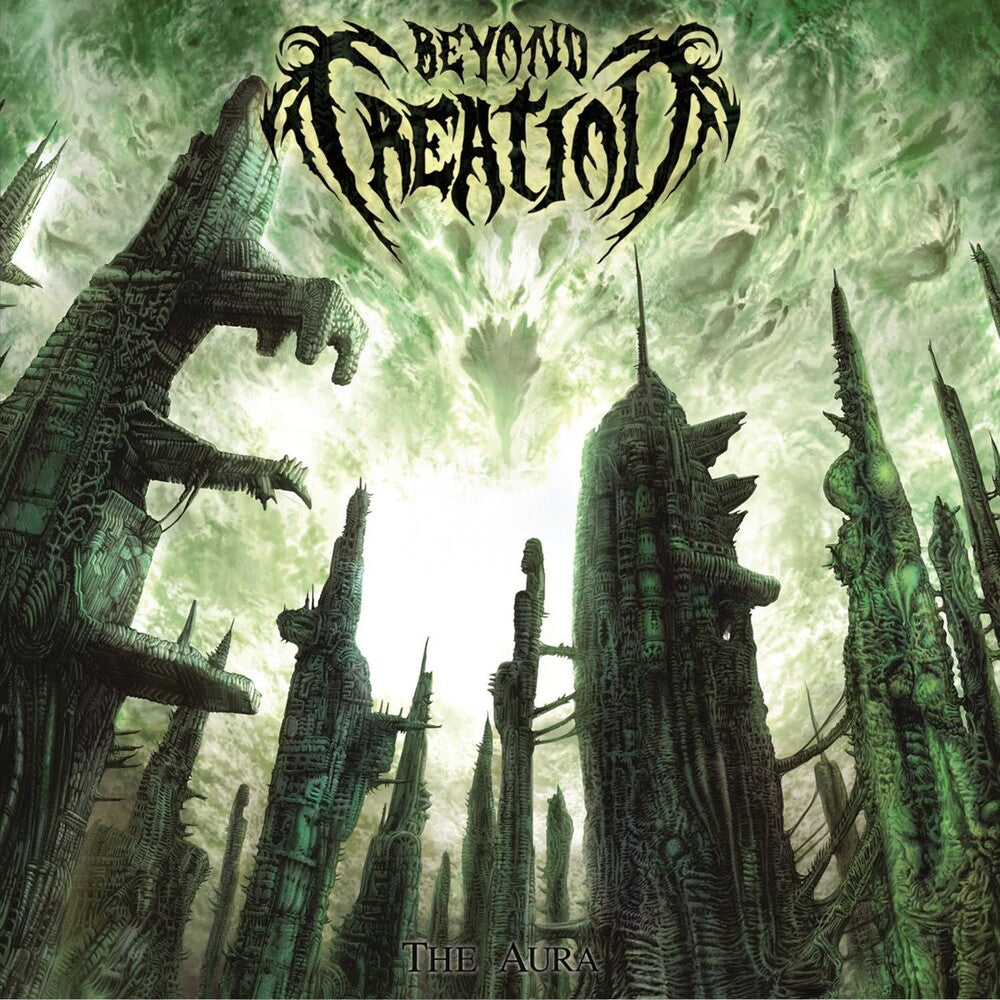the album cover for Beyond Creation - The Aura [Limited Edition Transparent Red LP]