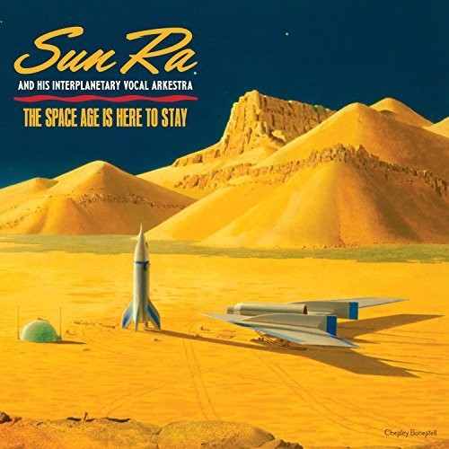 the album cover for Sun Ra - The Space Age Is Here To Stay