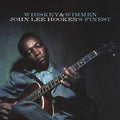 the album cover for John Lee Hooker - Whiskey & Wimmen: John Lee Hooker's Finest