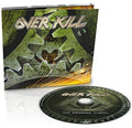 the album cover for Overkill - The Grinding Wheel