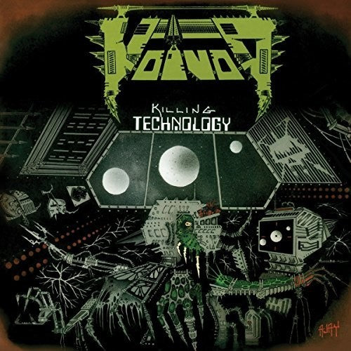 the album cover for Voivod - Killing Technology