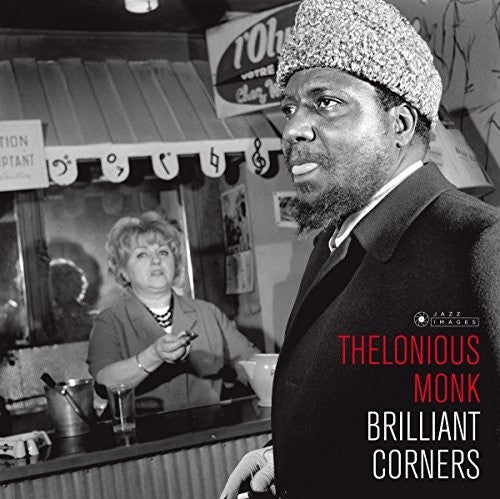 the album cover for Thelonious Monk - Brilliant Corners (Cover Photo By Jean-Pierre Leloir)