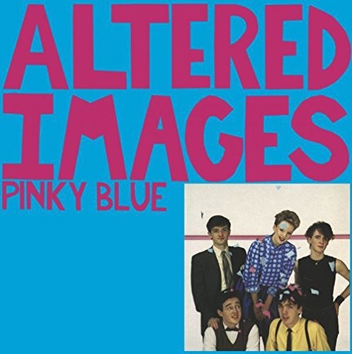 the album cover for Altered Images - Pinky Blue