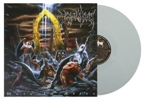 the album cover for Immolation - Here In After [Limited Edition Red Transparent Vinyl]