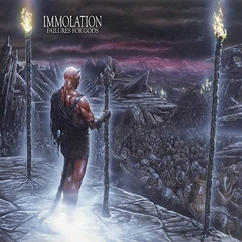 the album cover for Immolation - Failures For Gods [Limited Edition Red Transparent Vinyl]