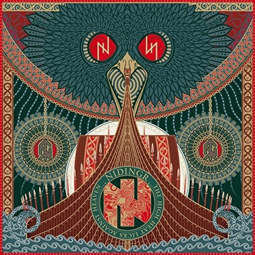 the album cover for Nidingr - The High Heat Licks Against Heaven