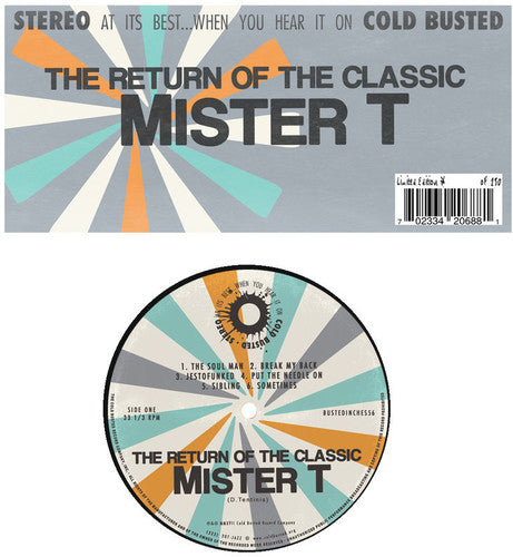 the album cover for Mister T - Return Of The Classic