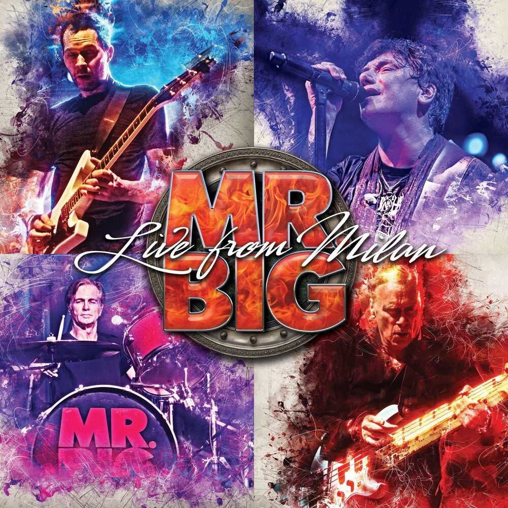 the album cover for Mr. Big - Live From Milan [2CD+Blu-ray]