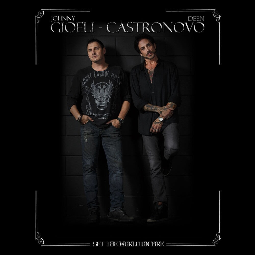 the album cover for Gioeli Castronovo - Set The World On Fire
