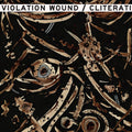 the album cover for Cliterati - Cliterati / Violation Wound