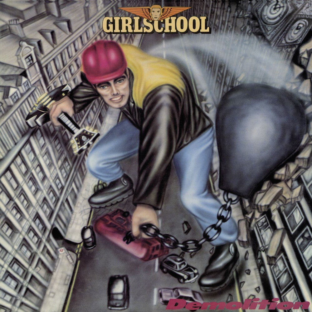 the album cover for Girlschool - Demolition