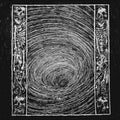 the album cover for Aura Noir - Dark Lung Of The Storm / Shades Ablaze