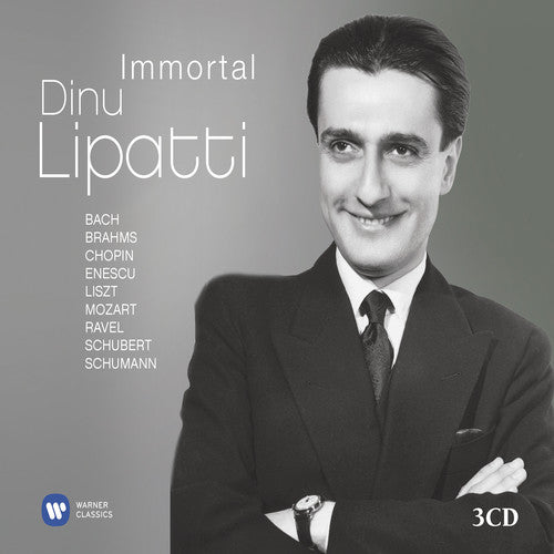 the album cover for Dinu Lipatti - 3CD Compilation Immortel Dinu Lipatti / Mozart