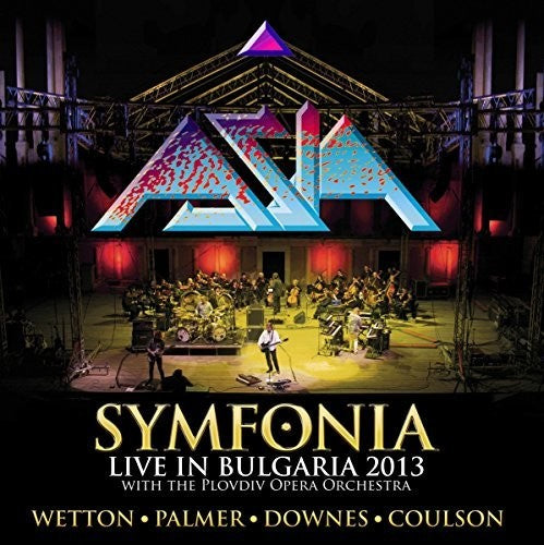 the album cover for Asia - Symfonia: Live In Bulgaria 2013 [Deluxe 2CD/DVD]