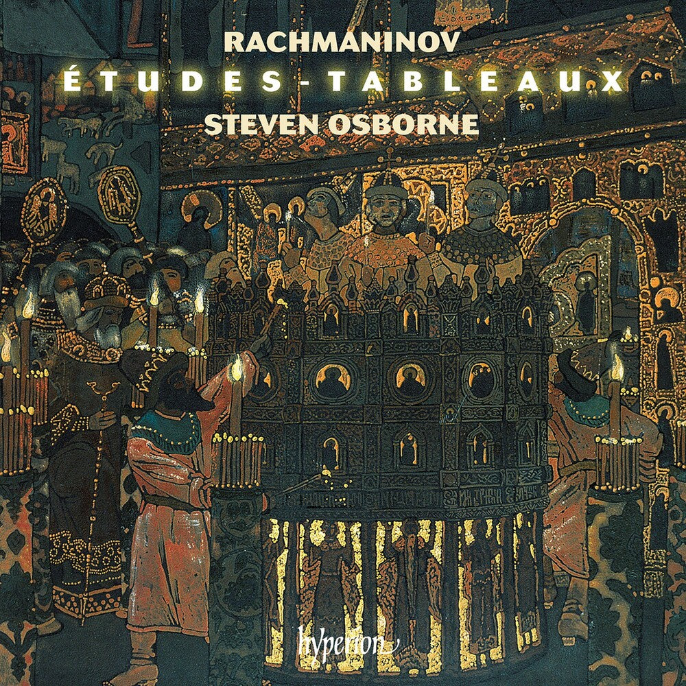 the album cover for Steven Osborne - Rachmaninov: Etudes-tableaux Opp.33 & 39