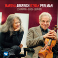 the album cover for Martha Argerich and Itzhak Perlman - Bach & Schumann [Vinyl]
