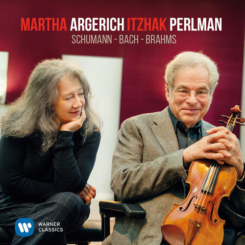 the album cover for Martha Argerich and Itzhak Perlman - Bach & Schumann [Vinyl]