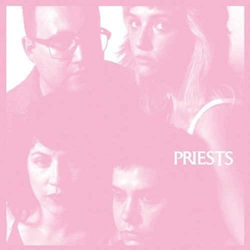 the album cover for Priests - Nothing Feels Natural