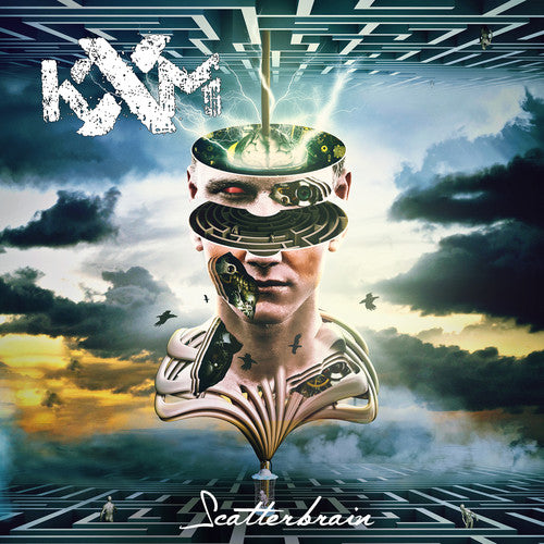 the album cover for KXM - Scatterbrain