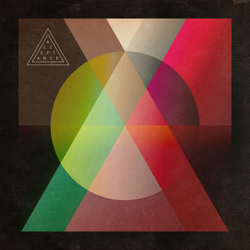 the album cover for Acceptance - Colliding By Design