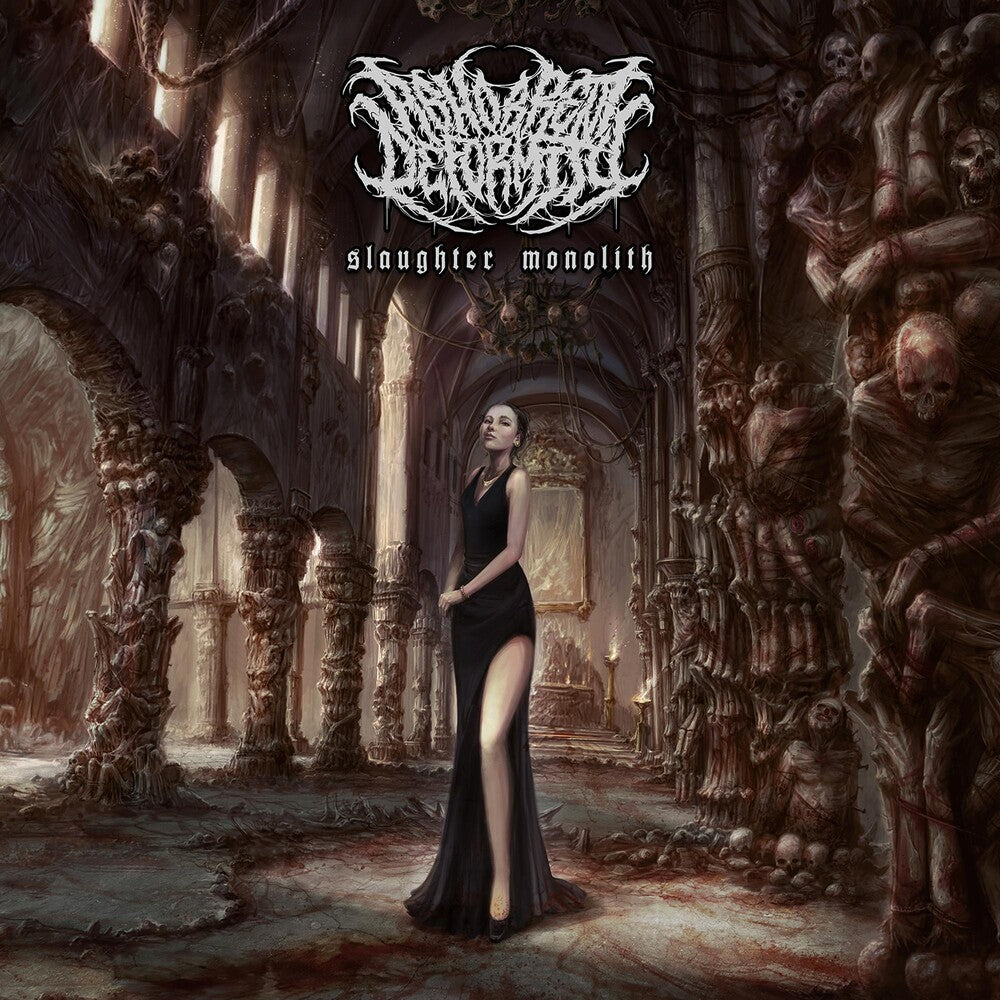 the album cover for Abhorrent Deformity - Slaughter Monolith