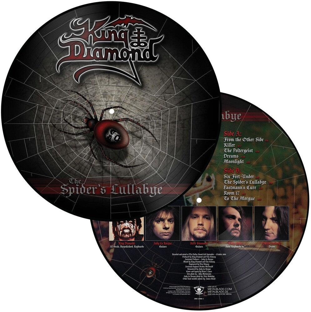the album cover for King Diamond - Spider's Lullabye