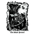 the album cover for Black Witchery - Evil Shall Prevail