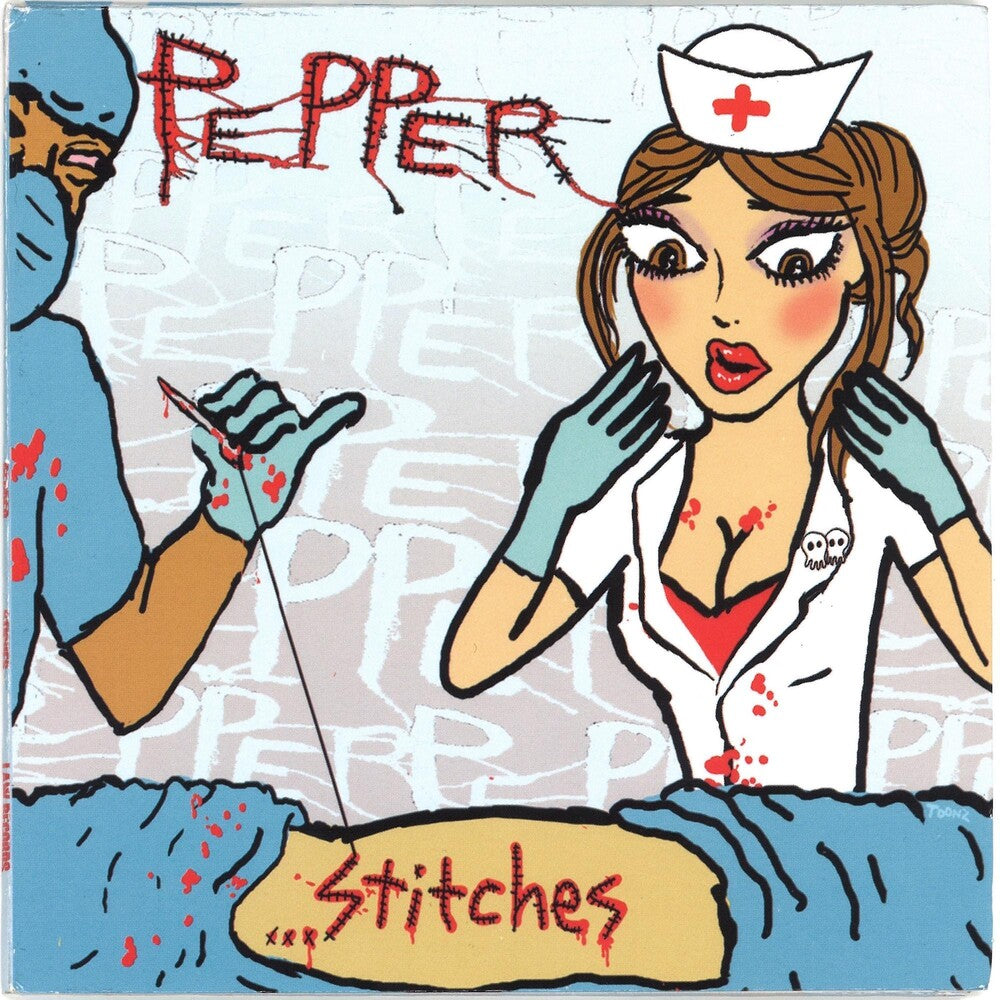 the album cover for Pepper - Stitches [LP]