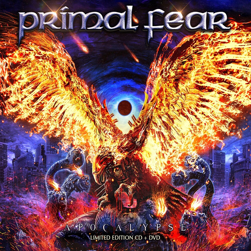 the album cover for Primal Fear - Apocalypse [Deluxe CD/DVD]
