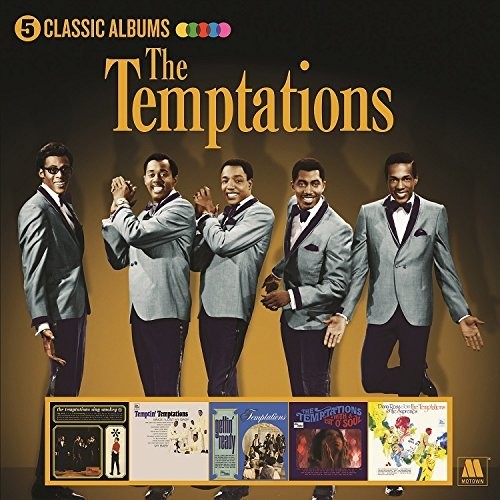 the album cover for The Temptations - 5 Classic Albums