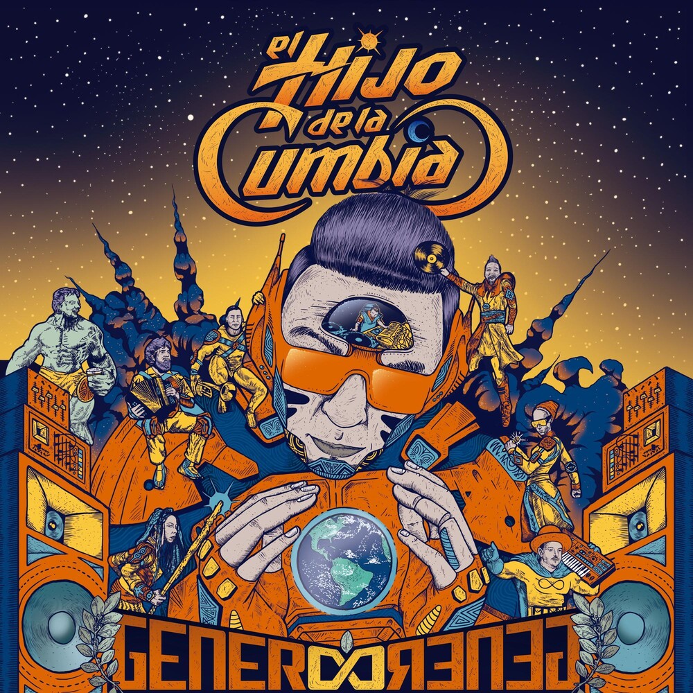 the album cover for El Hijo De La Cumbia - Genero Genero
