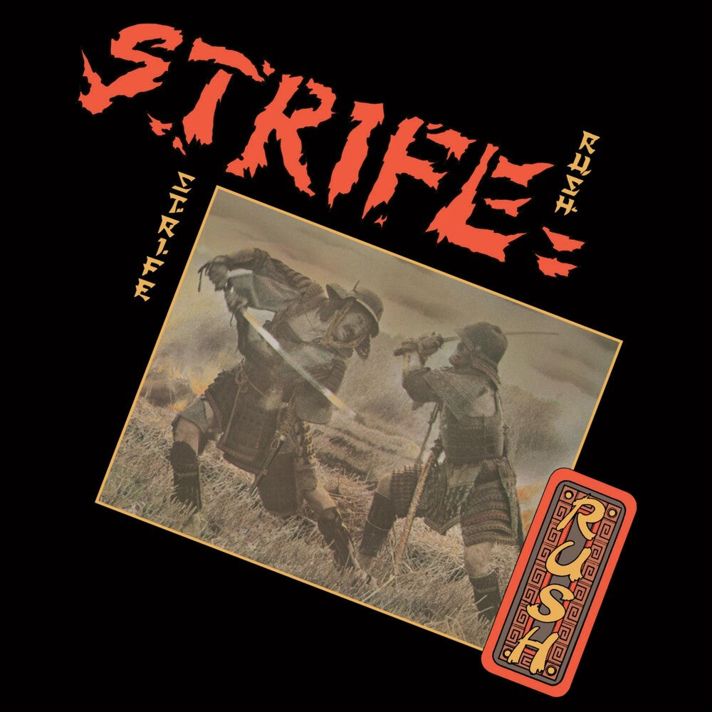 the album cover for Strife - Rush