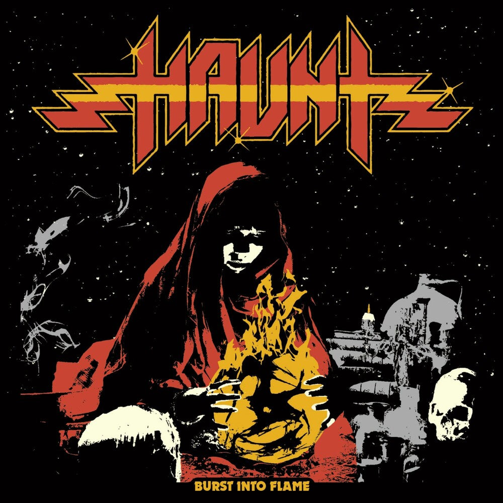 the album cover for Haunt - Burst Into Flame